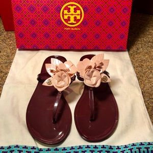 Tory Burch Blossom Jelly Sandals🌺🌸